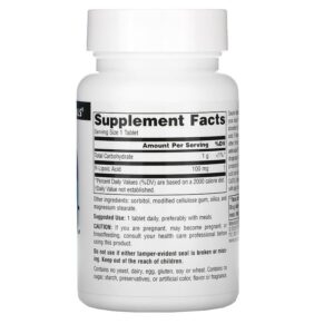 Thực phẩm bổ sung Source Naturals R-Lipoic Acid 100 mg 60 Tablets 021078016649
