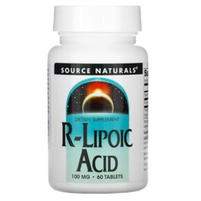 Thực phẩm chức năng Source Naturals R-Lipoic Acid 100 mg 60 Tablets 021078016649