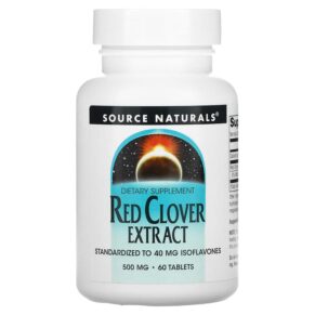Thực phẩm chức năng Source Naturals Red Clover Extract 500 mg 60 Tablets 021078013266