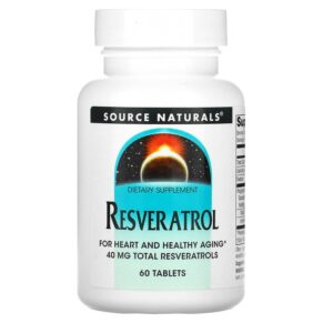 Thực phẩm chức năng Source Naturals Resveratrol 40 mg 60 Tablets 021078023425