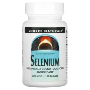 Thực phẩm chức năng Source Naturals Selenium 200 mcg 120 Tablets 021078008118