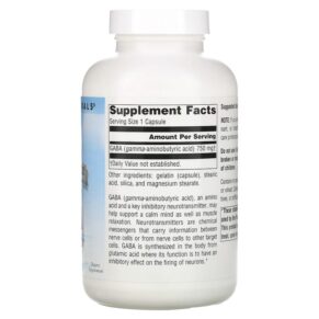 Thực phẩm bổ sung Source Naturals Serene Science GABA Calm Mind 750 mg 180 Capsules 021078017080