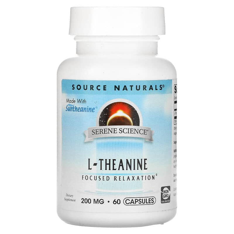 Source Naturals Serene Science L-Theanine 200 mg 60 Capsules 8 Thực phẩm chức năng Source Naturals Serene Science L-Theanine 200 mg 60 Capsules 021078016465