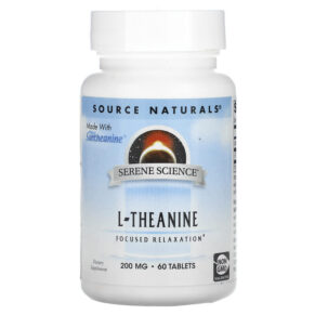 Thực phẩm chức năng Source Naturals Serene Science L-Theanine 200 mg 60 Tablets 021078014997