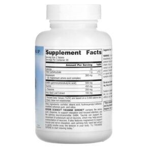 Thực phẩm bổ sung Source Naturals Serene Science Theanine Serene 60 Tablets 021078017752