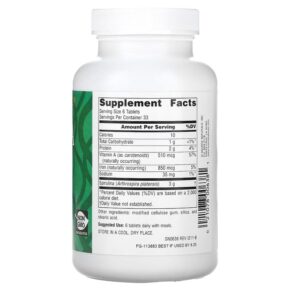 Thực phẩm bổ sung Source Naturals Spirulina 500 mg 200 Tablets 021078006381