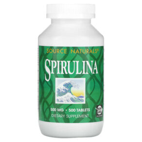 Thực phẩm chức năng Source Naturals Spirulina 500 mg 500 Tablets 021078006398