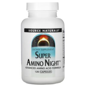 Thực phẩm chức năng Source Naturals Super Amino Night 120 Capsules 021078001119