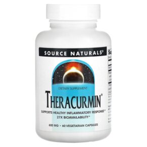 Thực phẩm chức năng Source Naturals Theracurmin 600 mg 60 Vegetarian Capsules 021078026501