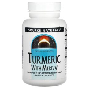 Thực phẩm chức năng Source Naturals Turmeric with Meriva 500 mg 120 Tablets 021078024217