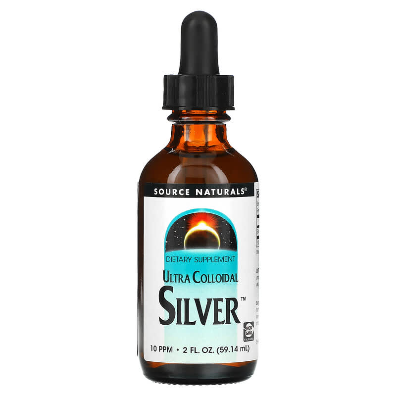 Source Naturals Ultra Colloidal Silver 10 PPM 2 fl oz (59.14 ml) 8 Thực phẩm chức năng Source Naturals Ultra Colloidal Silver 10 PPM 2 fl oz (59.14 ml) 021078002208
