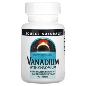 Thực phẩm chức năng Source Naturals Vanadium with Chromium 90 Tablets 021078018353