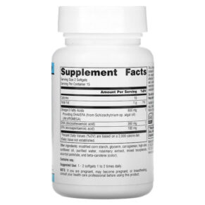 Thực phẩm bổ sung Source Naturals Vegan Omega-3s Non-Fish EPA-DHA 300 mg 30 Vegan Softgels 021078024583