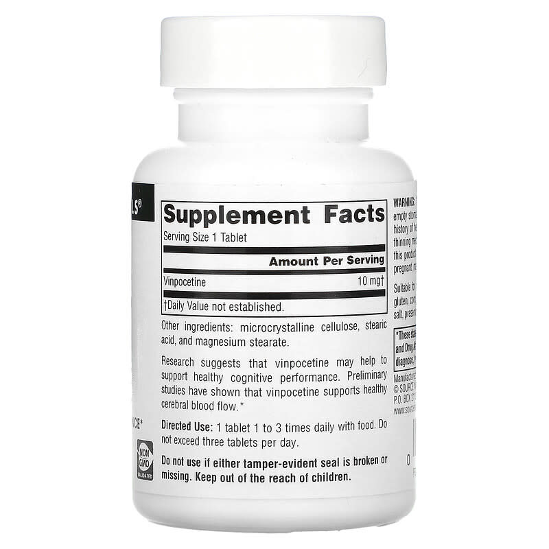 Source Naturals Vinpocetine 10 mg 120 Tablets 2 Thực phẩm bổ sung Source Naturals Vinpocetine 10 mg 120 Tablets 021078013990