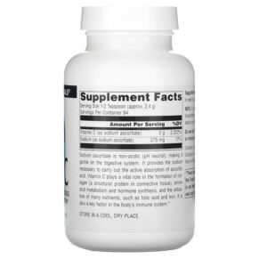 Source Naturals Vitamin C 8 oz (226.8 g) 3 Thực phẩm bổ sung Source Naturals Vitamin C 8 oz (226.8 g) 021078004424