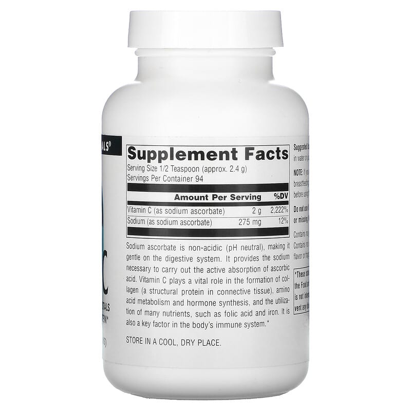 Source Naturals Vitamin C 8 oz (226.8 g) 2 Thực phẩm bổ sung Source Naturals Vitamin C 8 oz (226.8 g) 021078004424