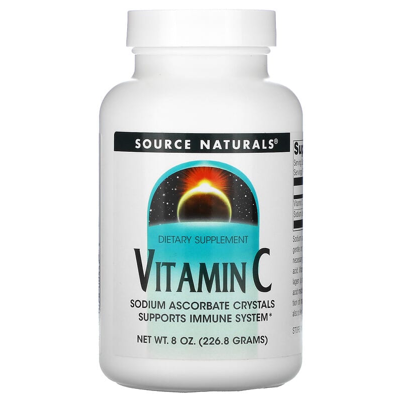 Source Naturals Vitamin C 8 oz (226.8 g) 8 Thực phẩm chức năng Source Naturals Vitamin C 8 oz (226.8 g) 021078004424