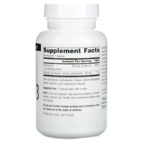 Thực phẩm bổ sung Source Naturals Vitamin D-3 2.000 IU 200 Capsules 021078021452
