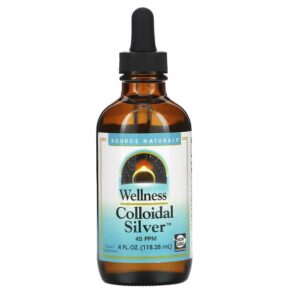 Thực phẩm chức năng Source Naturals Wellness Colloidal Silver 45 PPM 4 fl oz (118.28 ml) 021078027355