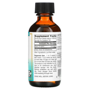 Thực phẩm bổ sung Source Naturals Wellness Colloidal Silver Nasal Spray 10 PPM 2 fl oz (59.14 ml) 021078010302