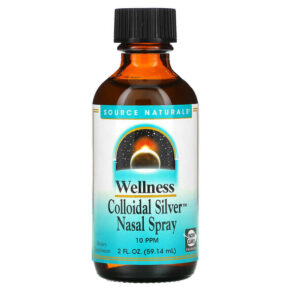 Thực phẩm chức năng Source Naturals Wellness Colloidal Silver Nasal Spray 10 PPM 2 fl oz (59.14 ml) 021078010302