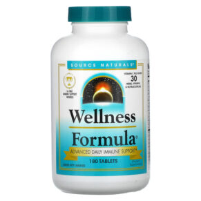 Thực phẩm chức năng Source Naturals Wellness Formula Advanced Daily Immune Support 180 Tablets 021078008231