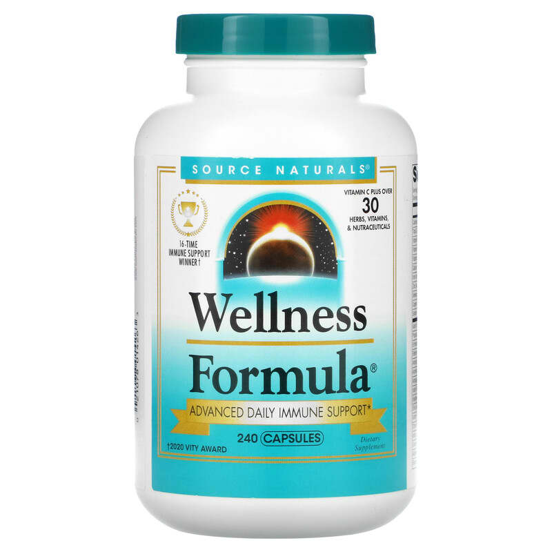 Source Naturals Wellness Formula Advanced Daily Immune Support 240 Capsules 8 Thực phẩm chức năng Source Naturals Wellness Formula Advanced Daily Immune Support 240 Capsules 021078014263