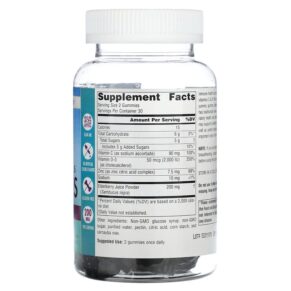 Source Naturals Wellness Gummies Elderberry 60 Gummies 3 Thực phẩm bổ sung Source Naturals Wellness Gummies Elderberry 60 Gummies 021078028642
