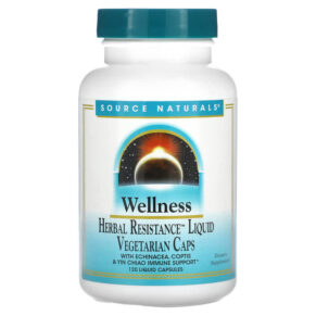 Thực phẩm chức năng Source Naturals Wellness Herbal Resistance Liquid 120 Liquid Capsules 021078024156