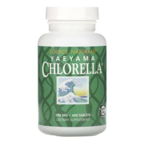 Thực phẩm chức năng Source Naturals Yaeyama Chlorella 200 mg 600 Tablets 021078014546