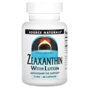 Thực phẩm chức năng Source Naturals Zeaxanthin with Lutein 10 mg 60 Capsules 021078018827