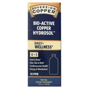 Thực phẩm chức năng Sovereign Silver Bio-Active Copper Hydrosol 10 PPM 4 fl oz (118 ml) 684088232401