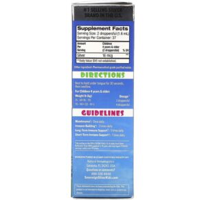 Thực phẩm bổ sung Sovereign Silver Kids Bio-Active Silver Hydrosol Daily Immune Support Ages 4+ 10 PPM 2 fl oz (59 ml) 684088234368