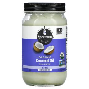 Thực phẩm chức năng Spectrum Culinary Organic Coconut Oil Refined 14 fl oz (414 ml) 022506002005