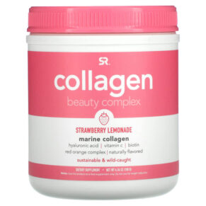 Thực phẩm chức năng Sports Research Collagen Beauty Complex Marine Collagen Strawberry Lemonade 6.34 oz (180 g) 023249013433