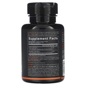 Thực phẩm bổ sung Sports Research Lutein + Zeaxanthin with Coconut Oil 120 Veggie Softgels 023249012108
