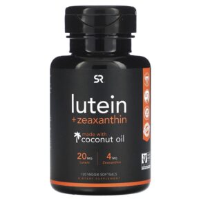 Thực phẩm chức năng Sports Research Lutein + Zeaxanthin with Coconut Oil 120 Veggie Softgels 023249012108