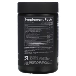 Thực phẩm bổ sung Sports Research Total Omega-3 120 Softgels 023249012825