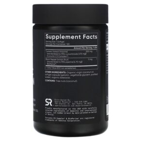 Thực phẩm bổ sung Sports Research Turmeric Curcumin 500 mg 120 Softgels 023249000839