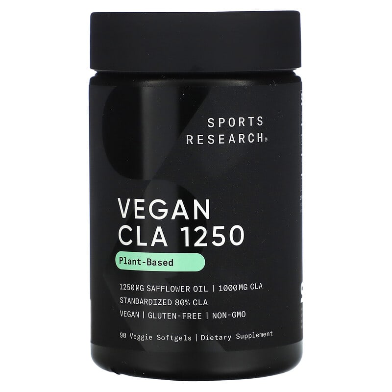 Sports Research Vegan CLA 1250 1.250 mg 90 Veggie Softgels 8 Thực phẩm chức năng Sports Research Vegan CLA 1250 1.250 mg 90 Veggie Softgels 023249055679