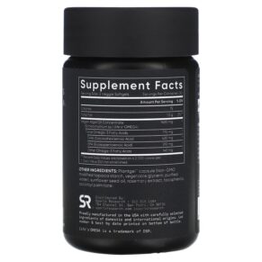 Thực phẩm bổ sung Sports Research Vegan Omega-3 60 Veggie Softgels 023249011156