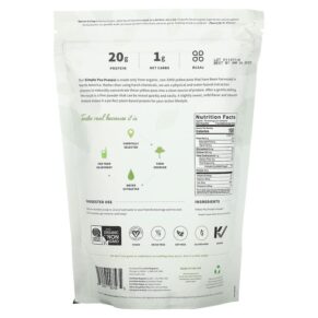 Thực phẩm bổ sung Sprout Living Simple Pea Protein 1 lb (454 g) 852457007565
