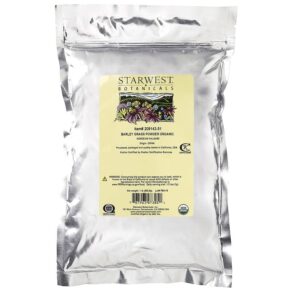 Thực phẩm bổ sung Starwest Botanicals Organic Barley Grass Powder 1 lb (453.6 g) 767963073051