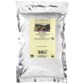 Thực phẩm bổ sung Starwest Botanicals Organic Ginger Root Powder 1 lb (453.6 g) 767963025760