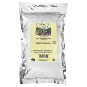 Thực phẩm bổ sung Starwest Botanicals Organic Wheat Grass Powder 1 lb (453.6 g) 767963073495