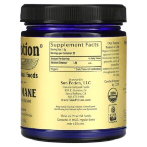 Thực phẩm bổ sung Sun Potion Organic Lion's Mane 3.5 oz (100 g) 850001146104