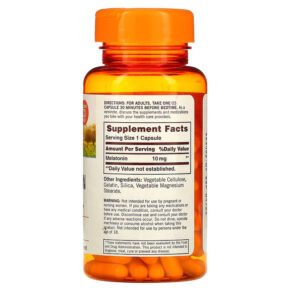 Thực phẩm bổ sung Sundown Naturals Melatonin 10 mg 90 Capsules 030768194840
