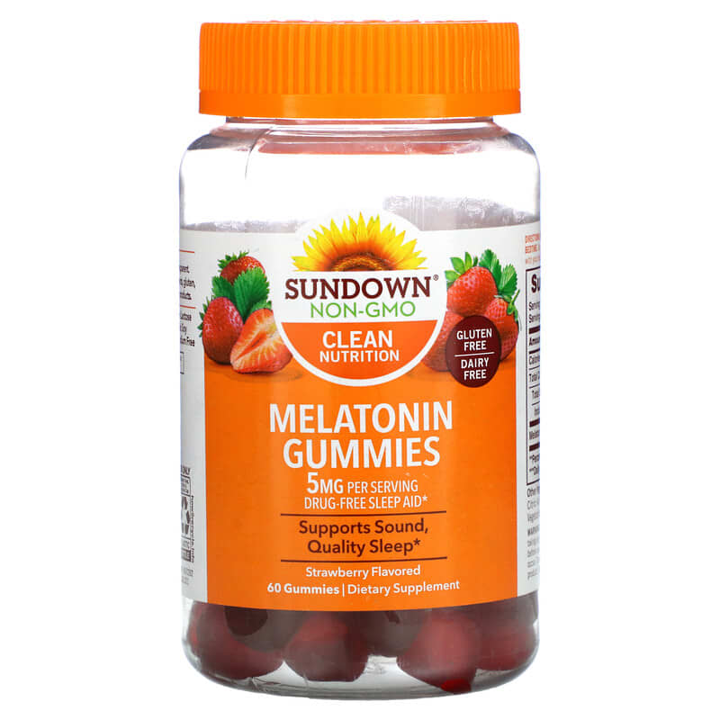 Sundown Naturals Melatonin Gummies Strawberry 2.5 mg 60 Gummies 8 Thực phẩm chức năng Sundown Naturals Melatonin Gummies Strawberry 2.5 mg 60 Gummies 030768535032