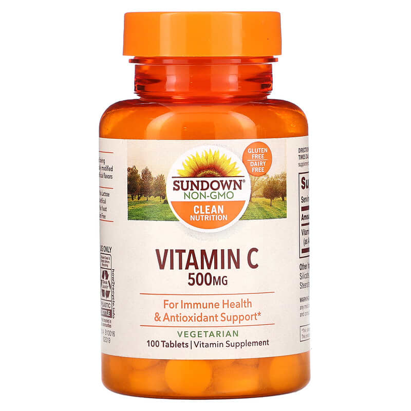 Sundown Naturals Vitamin C 500 mg 100 Tablets 8 Thực phẩm chức năng Sundown Naturals Vitamin C 500 mg 100 Tablets 030768005177