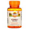Thực phẩm chức năng Sundown Naturals Vitamin E 180 mg (400 IU) 100 Softgels 030768032685